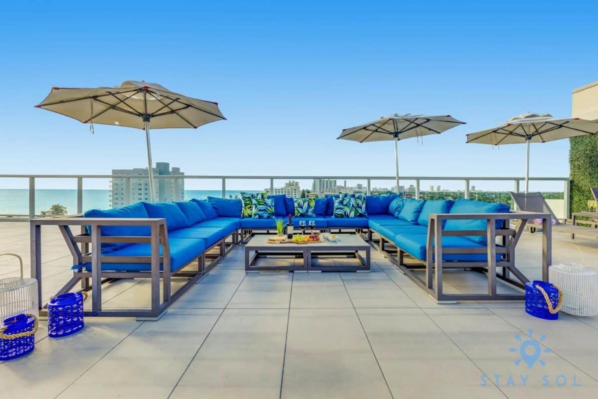 Tropical Oasis - Rooftop Pool- Near Beach - Gym Hollywood Dış mekan fotoğraf