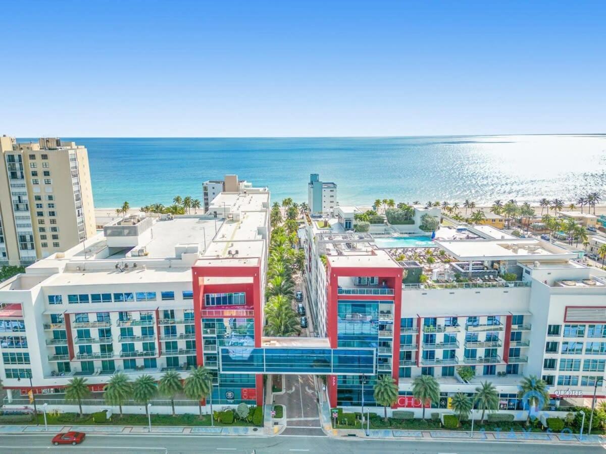 Tropical Oasis - Rooftop Pool- Near Beach - Gym Hollywood Dış mekan fotoğraf