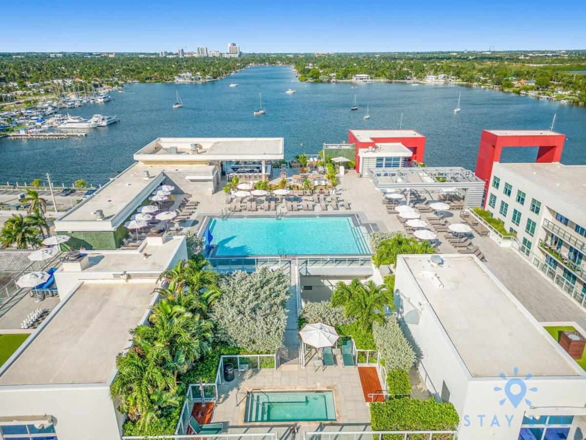 Tropical Oasis - Rooftop Pool- Near Beach - Gym Hollywood Dış mekan fotoğraf