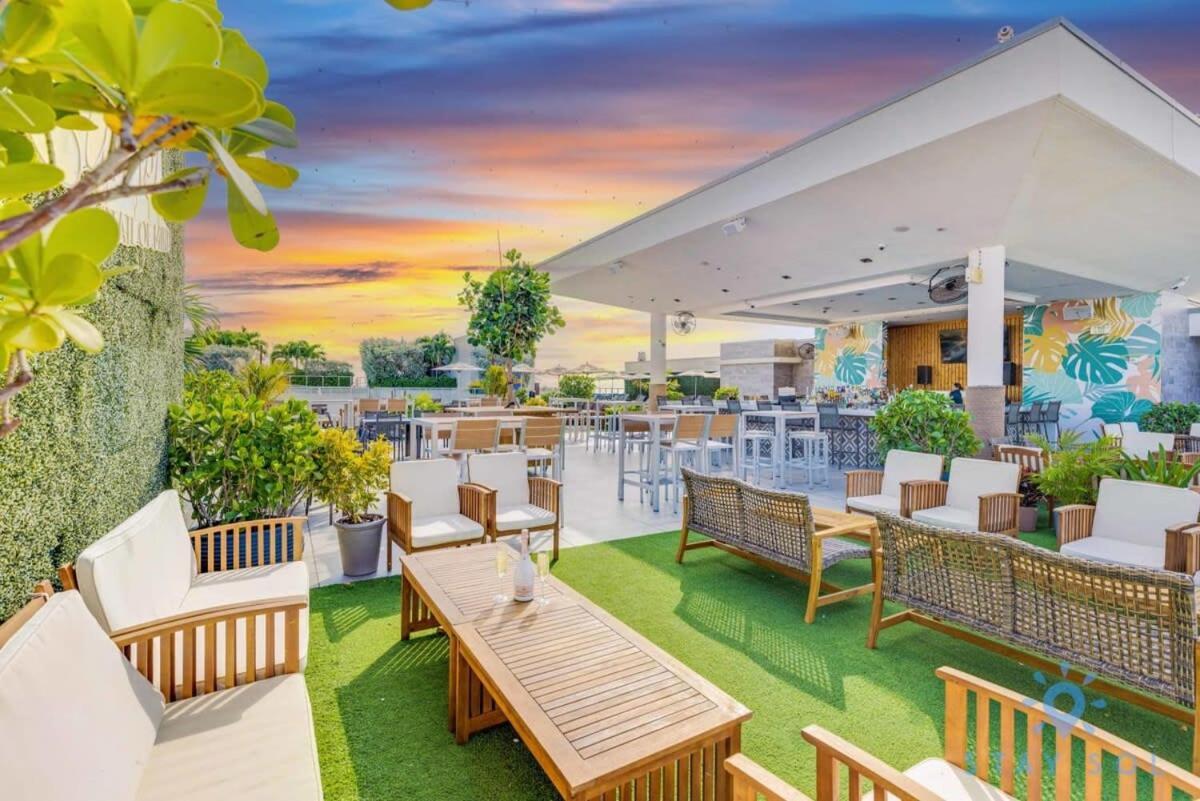 Tropical Oasis - Rooftop Pool- Near Beach - Gym Hollywood Dış mekan fotoğraf