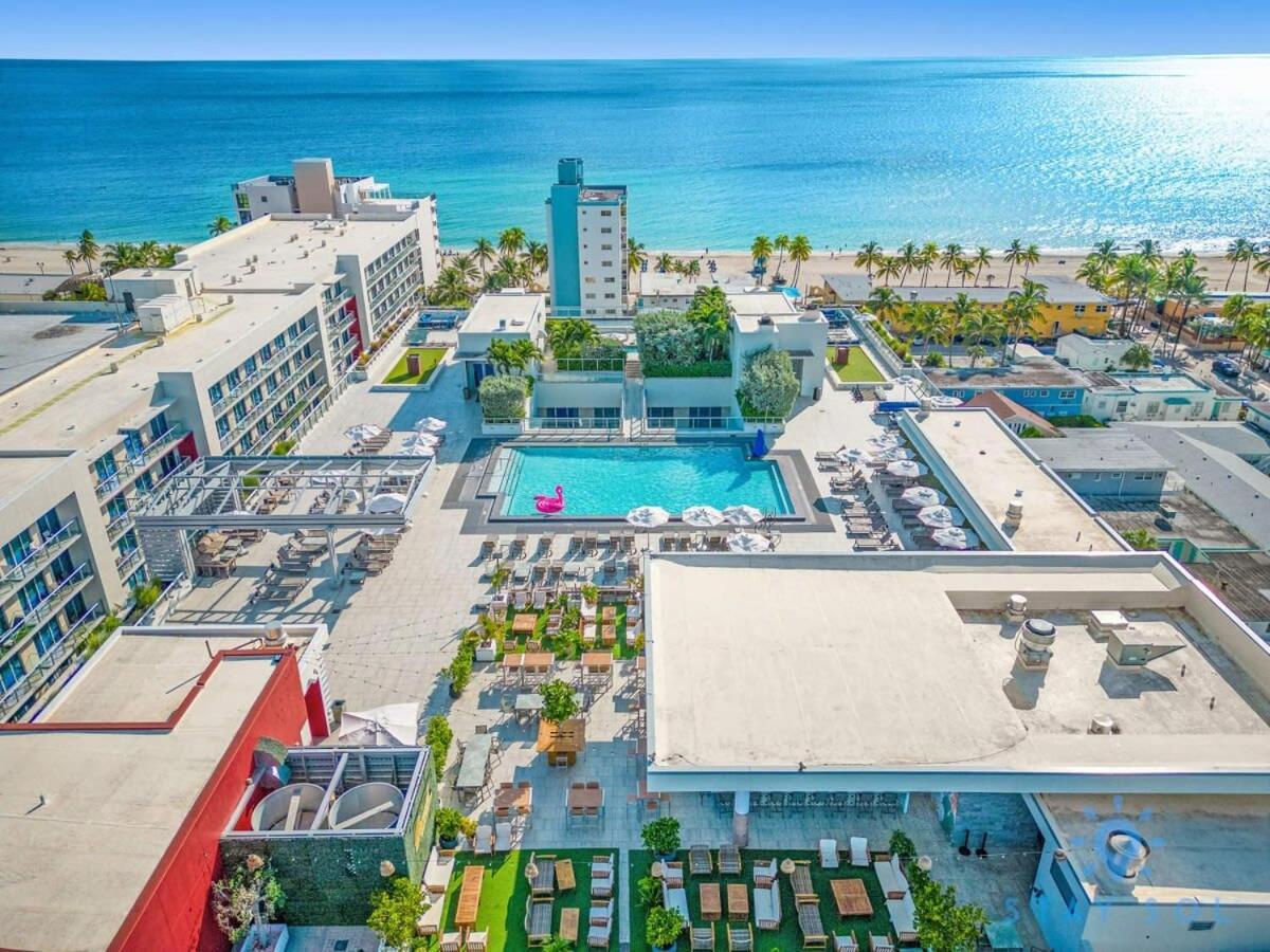 Tropical Oasis - Rooftop Pool- Near Beach - Gym Hollywood Dış mekan fotoğraf